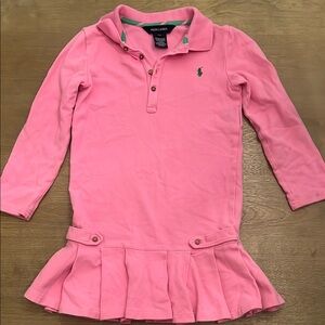 Ralph Lauren Kids 6X Pink Polo Dress